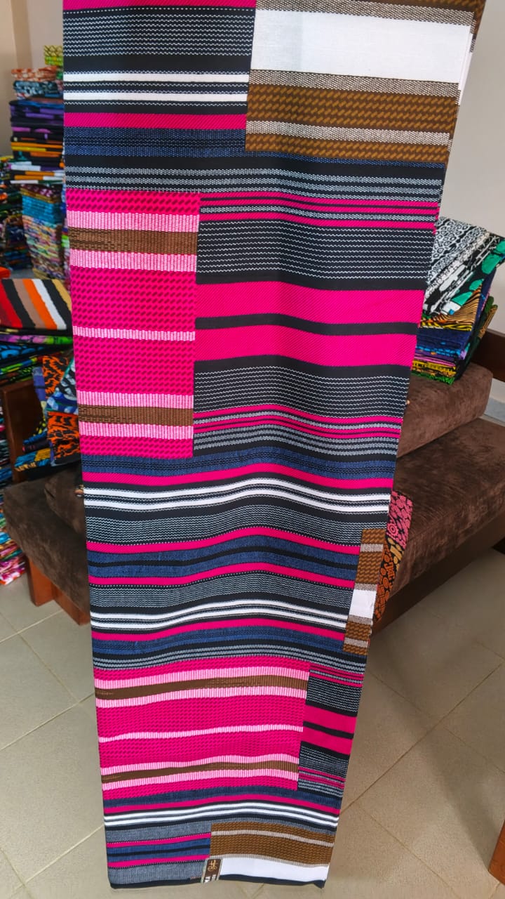 DIMA FASHION  100% COTON  WAX NIGERIAN- motif PAGNE TRADITIONNEL multi color